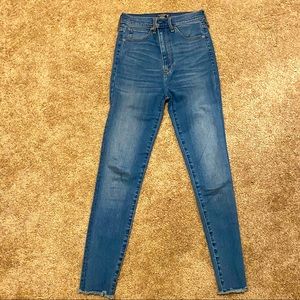 Abercrombie ultra high rise skinny jeans